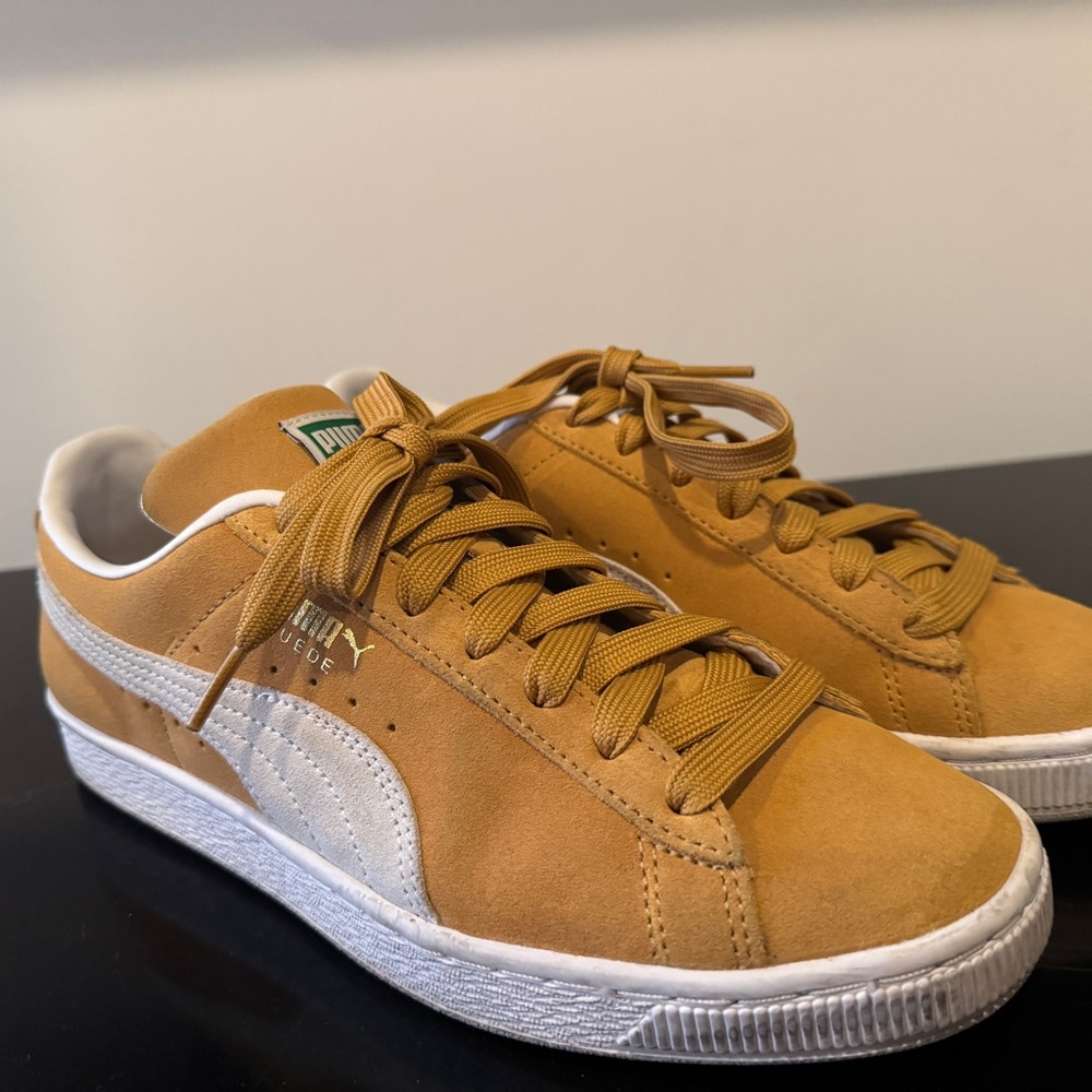 PUMA Suede Mustard Sneakers